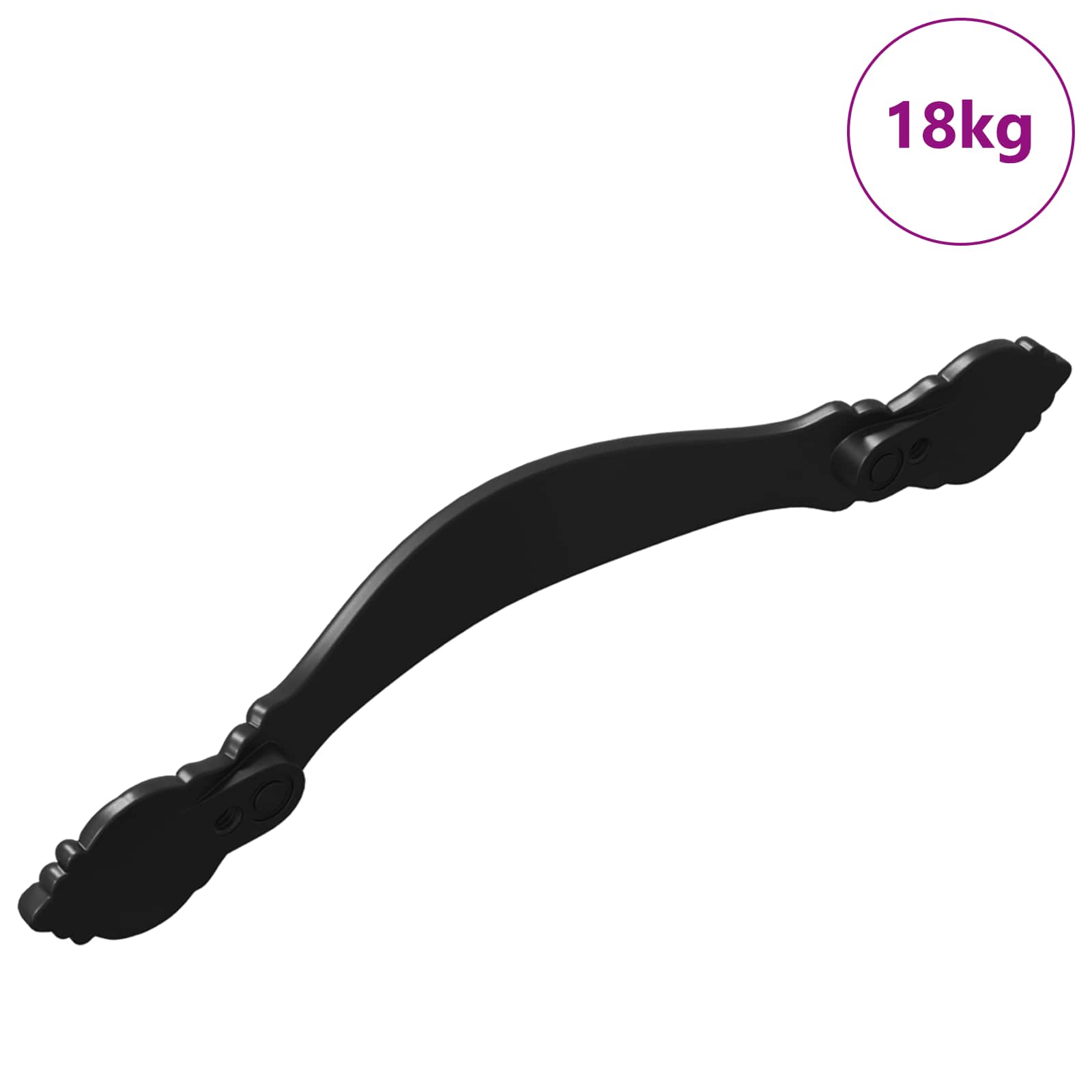 Manico 968 pcs Nero Lega di Zinco 864718