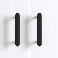 Maniglia per Armadio 474 pcs Nero 121 x 16.6 x 28.3 mm Ferro 864729