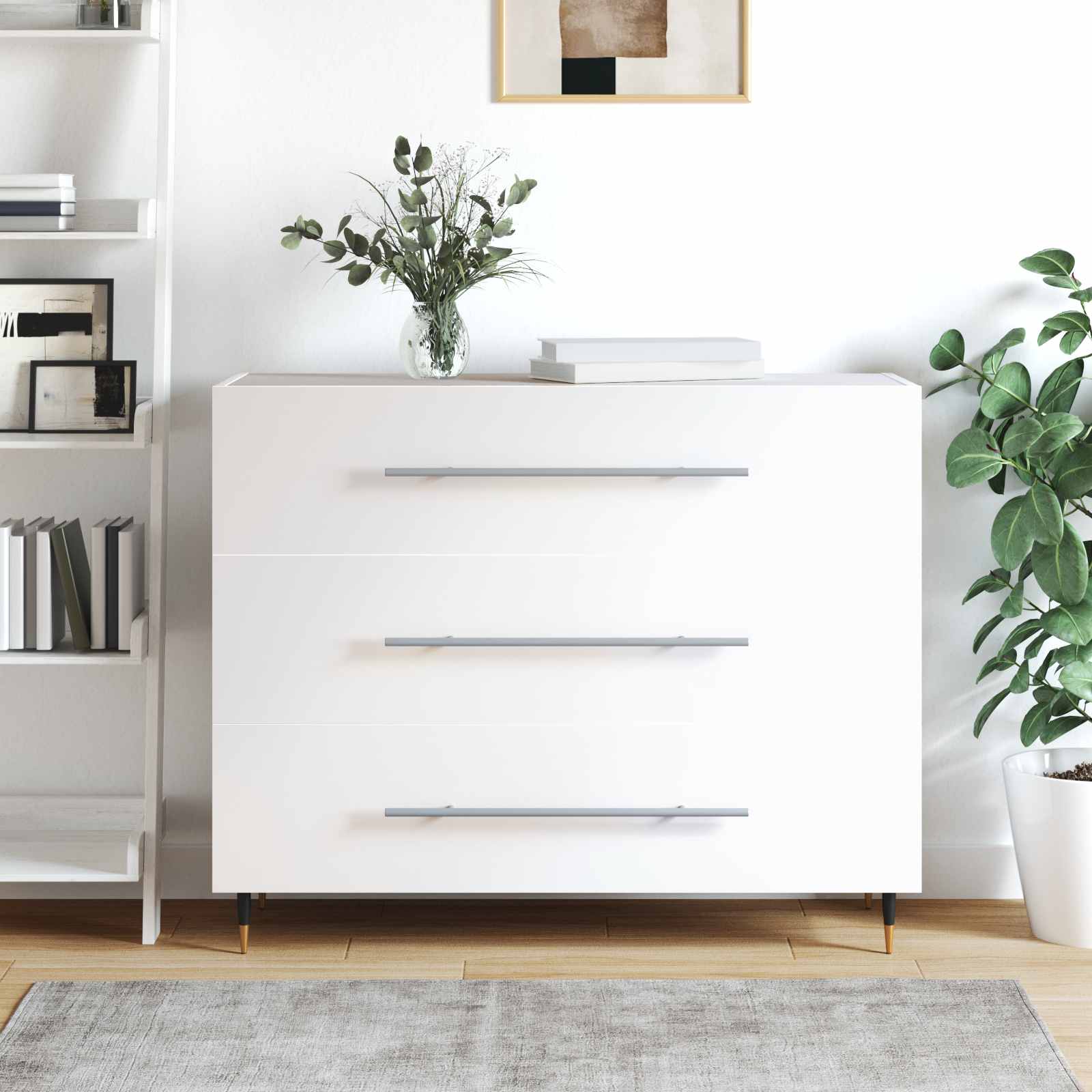 Manico 2 pcs Argento 1500 mm Acciaio 864735