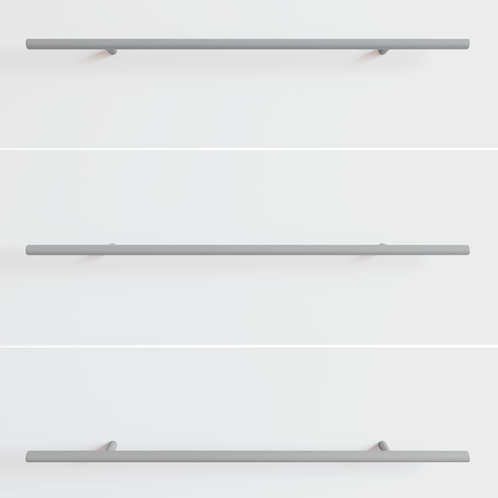 Manico 12 pcs Argento 1500 mm Acciaio 864736