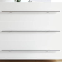 Maniglia per Armadio 12 pcs Argento 1700mm Acciaio inossidabile 864738