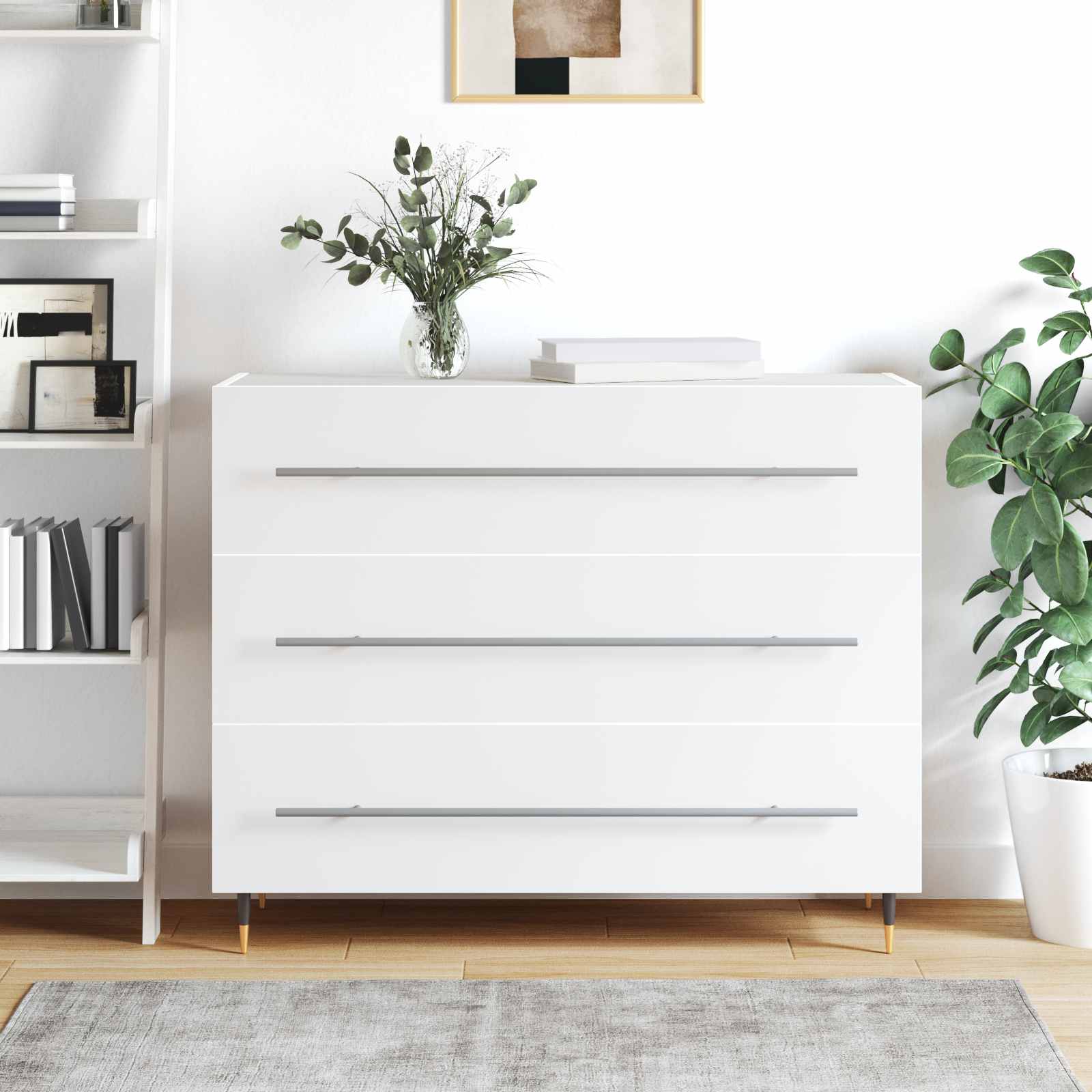 Maniglia per Armadio 2 pcs Argento 800 mm Acciaio inossidabile 864739