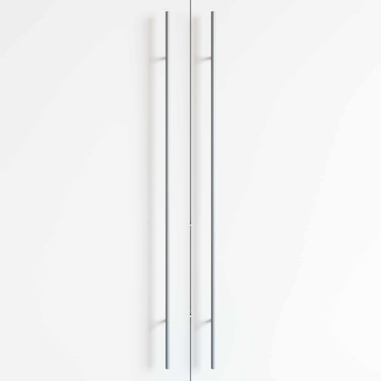 Maniglia per Armadio 12 pcs Argento 0 Acciaio inossidabile 864742