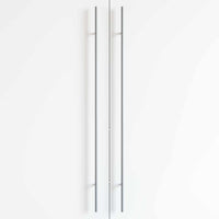 Maniglia per Armadio 12 pcs Argento 0 Acciaio inossidabile 864742