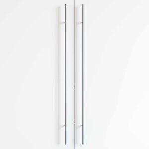 Maniglia per Armadio 12 pcs Argento 0 Acciaio inossidabile 864742