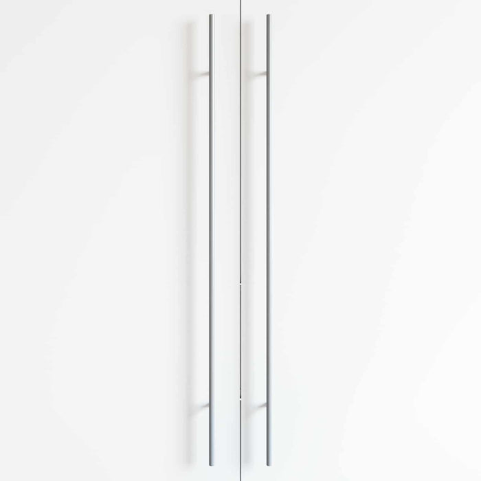 Maniglia per Armadio 12 pcs Argento 0 Acciaio inossidabile 864742