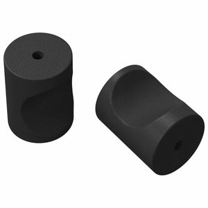 Maniglie per Armadi 2 pcs Nero M4 x 12 mm Ferro 864743