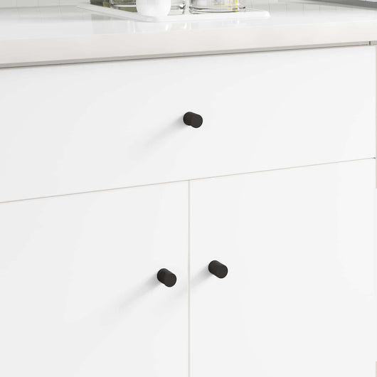 Maniglie per Armadi 968 pcs Nero Ferro 864745