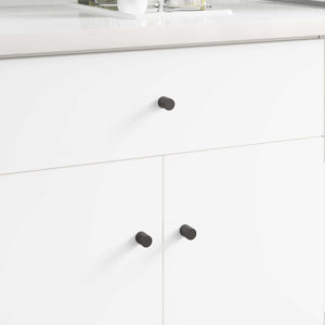 Maniglia per Armadio 1011 pcs Nero Ferro 864748