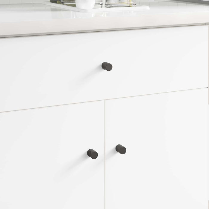 Maniglia per Armadio 1011 pcs Nero Ferro 864748