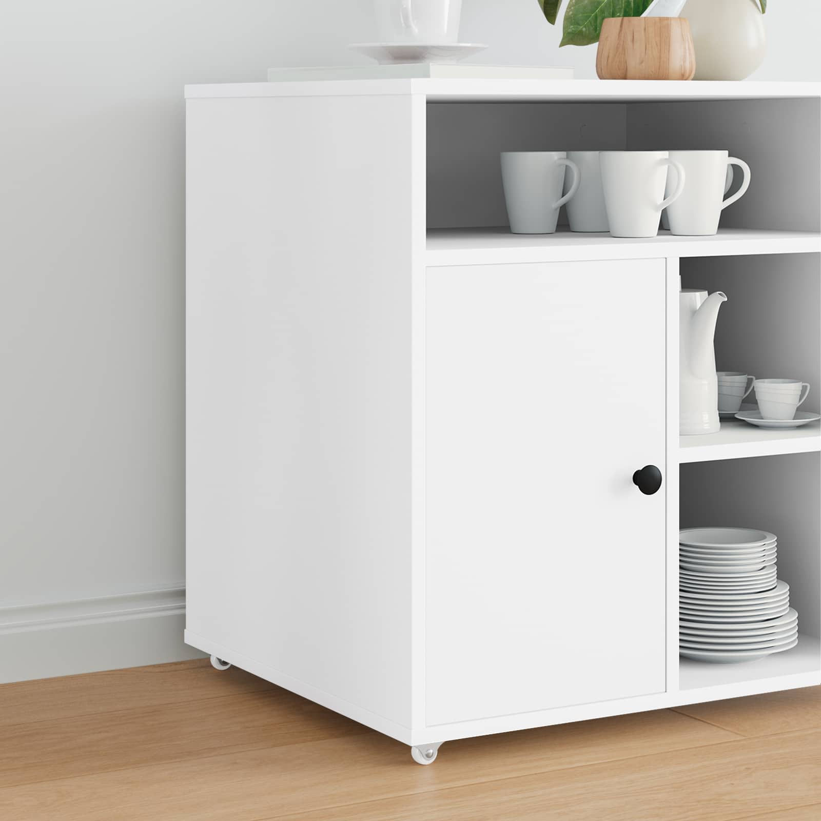 Ruota 2 pcs Bianco 42 x 11,5 x 29 mm Ferro 864758