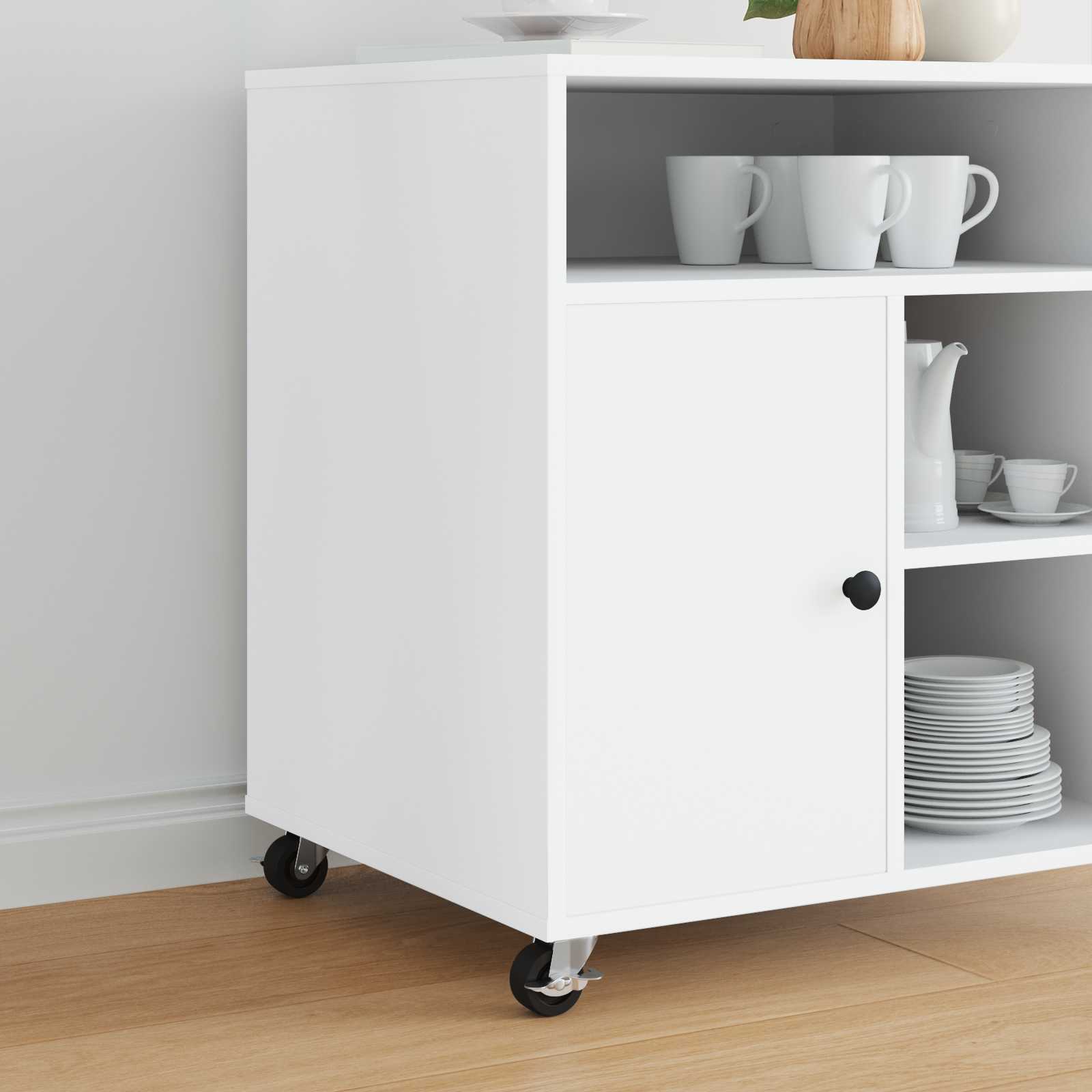 Ruota 12 pcs Nero e argento 63 x 48 x 46 mm Ferro e nylon 864761