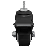 Ruote 2 pcs Nero M6 x 1.5 mm Ferro e nylon 864764