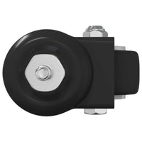 Rullo girevole 2 pcs Nero M6 mm Ferro e nylon 864766