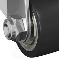 Ruota 2 pcs Argento 50 mm Nylon 864768