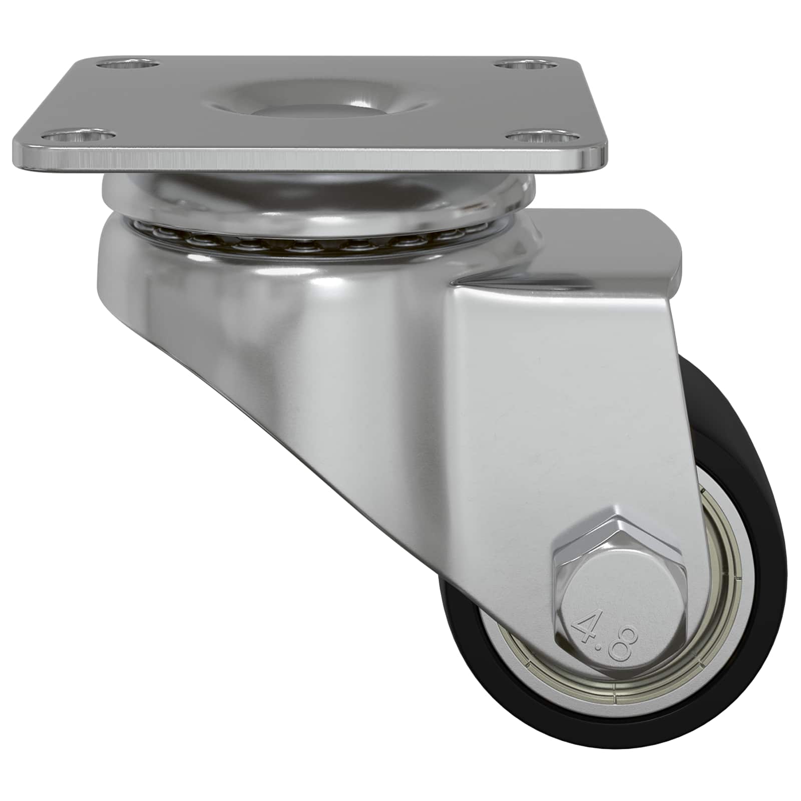 Ruota 2 pcs Argento 50 mm Nylon 864768