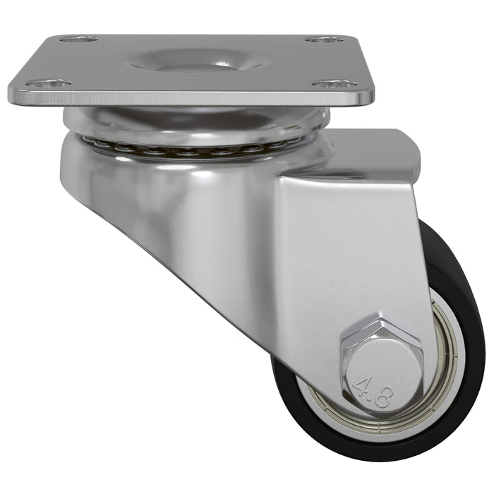 Ruota 2 pcs Argento 50 mm Nylon 864768