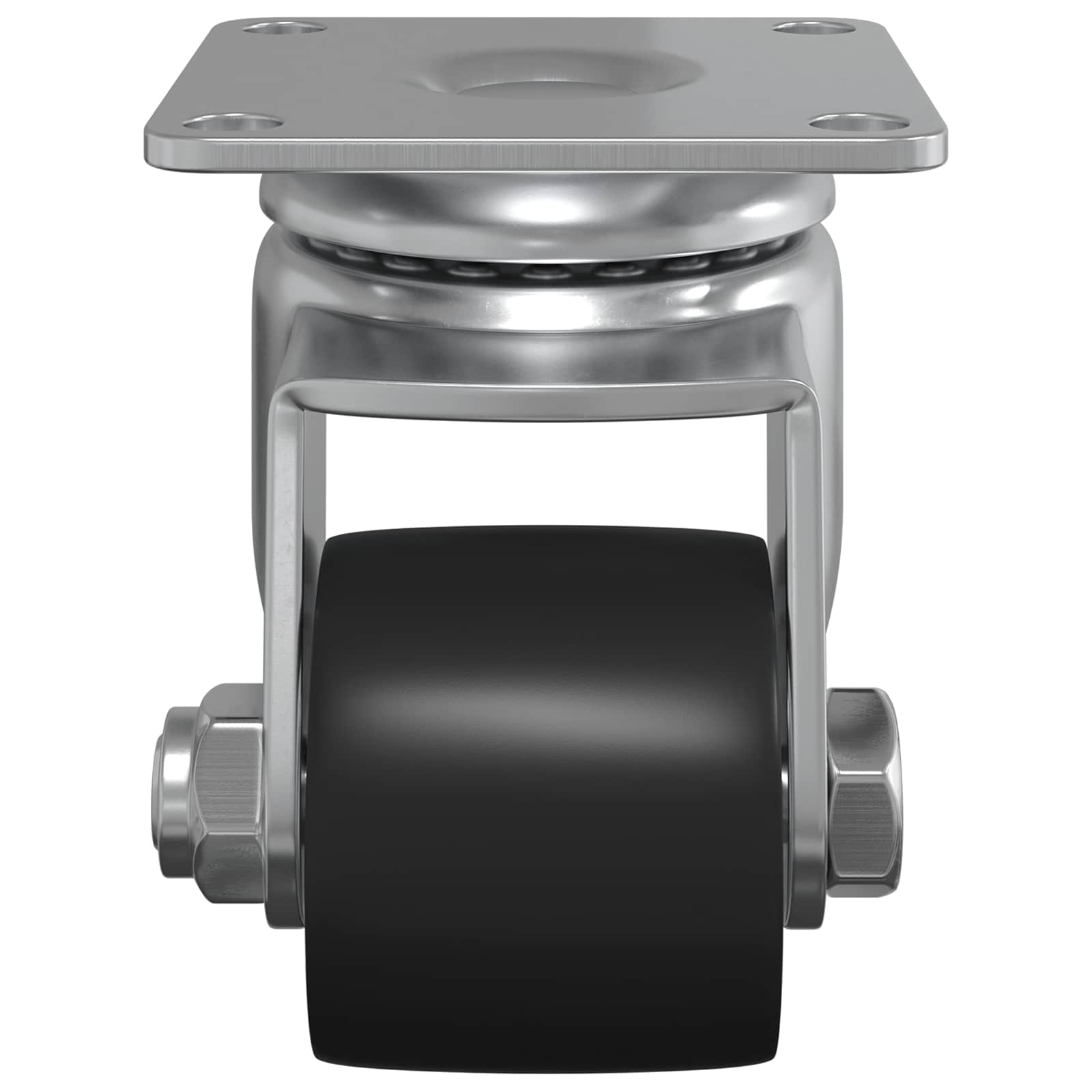 Ruota 2 pcs Argento 50 mm Nylon 864768