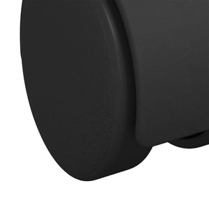 Rullo girevole 2 pcs Nero 54 mm Ferro e PP 864770