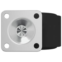 Rullo girevole 12 pcs Nero 54 mm Ferro e PP 864771