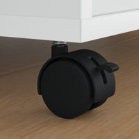 Ruota Nero Acciaio e polipropilene 864773