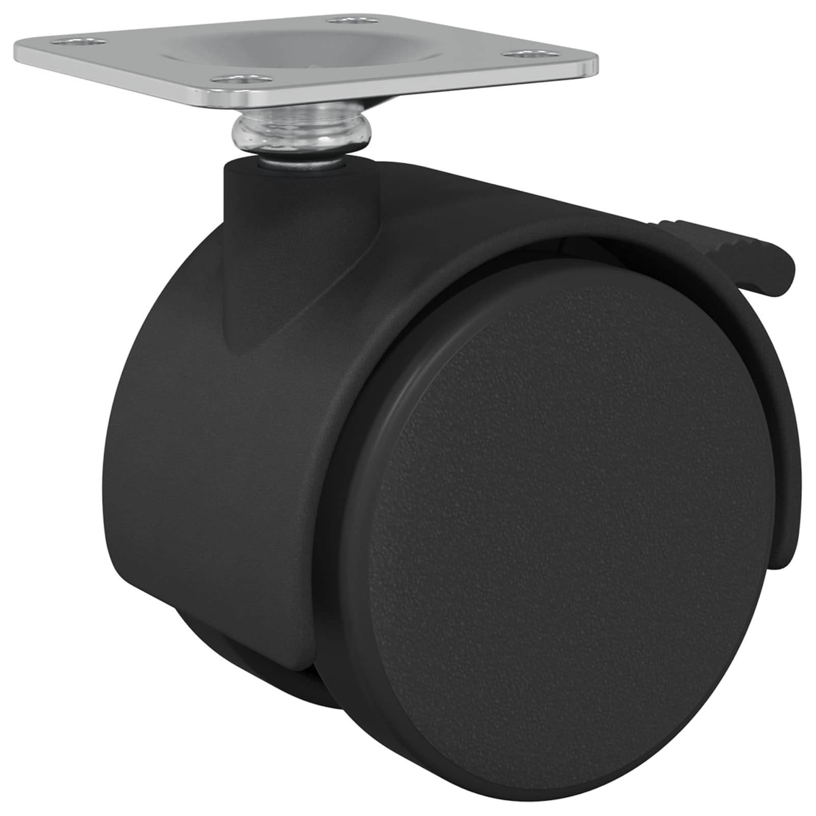 Ruota Nero Acciaio e polipropilene 864773