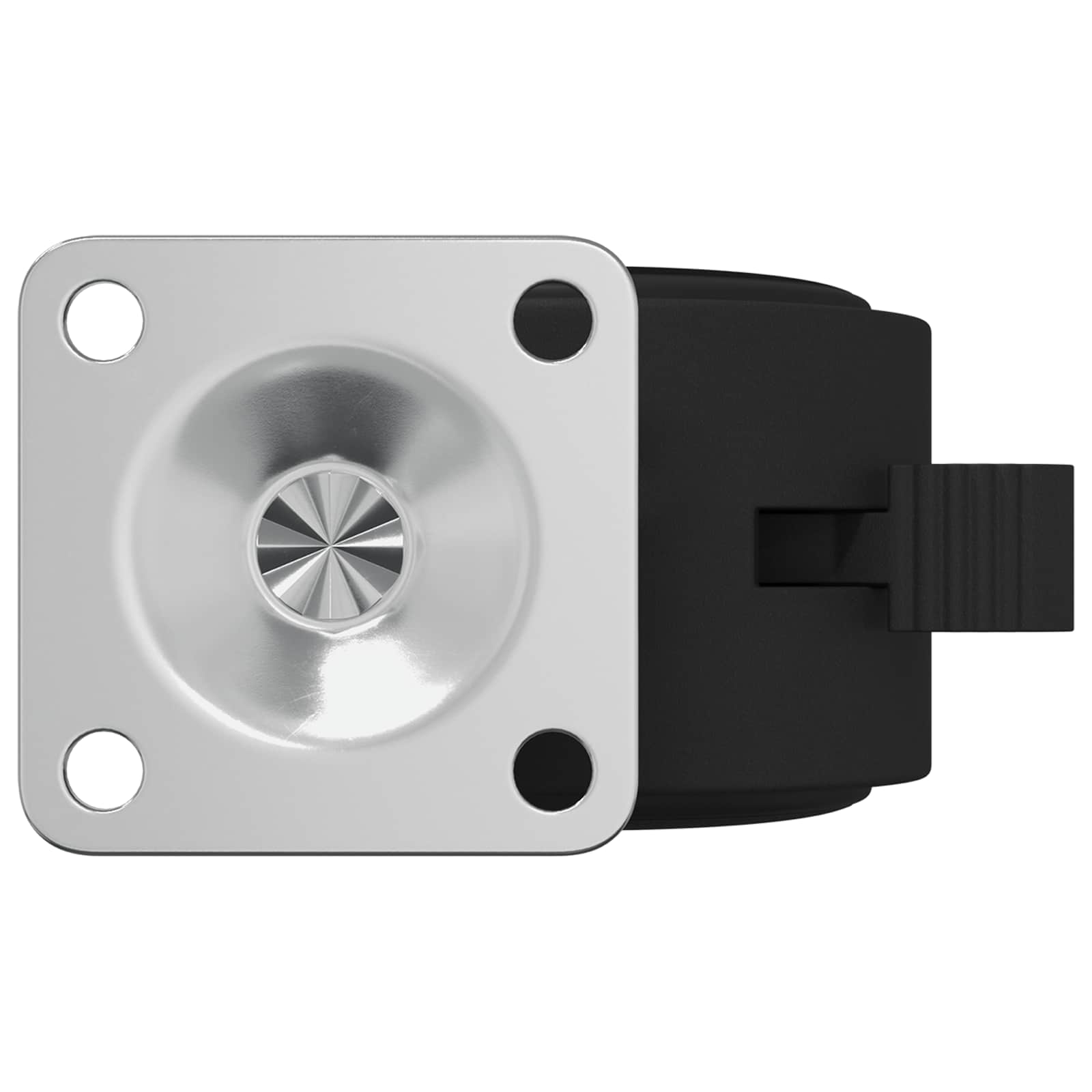 Ruota Nero Acciaio e polipropilene 864773