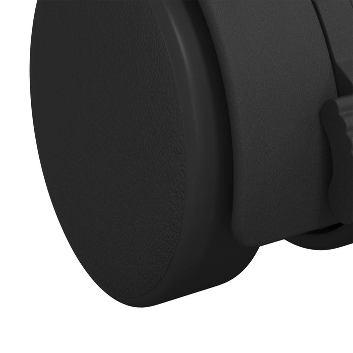 Ruota 2 pcs Nero e Argento 37,8 x 40 mm Ferro e PP 864774