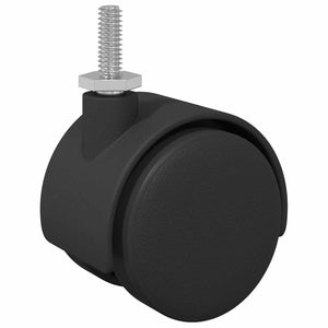 Ruota 12 pcs Nero e Argento 37,8 x 40 mm Ferro e PP 864775