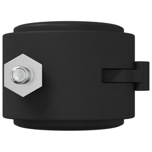 Ruota 12 pcs Nero e Argento 37,8 x 40 mm Ferro e PP 864775