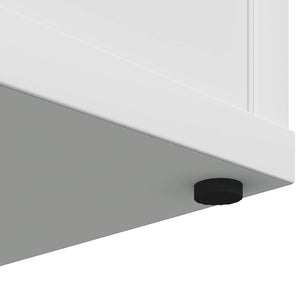 Pannelli per Piedi di Mobili 2 pcs Nero Ø 14 x 4 mm EVA 864826