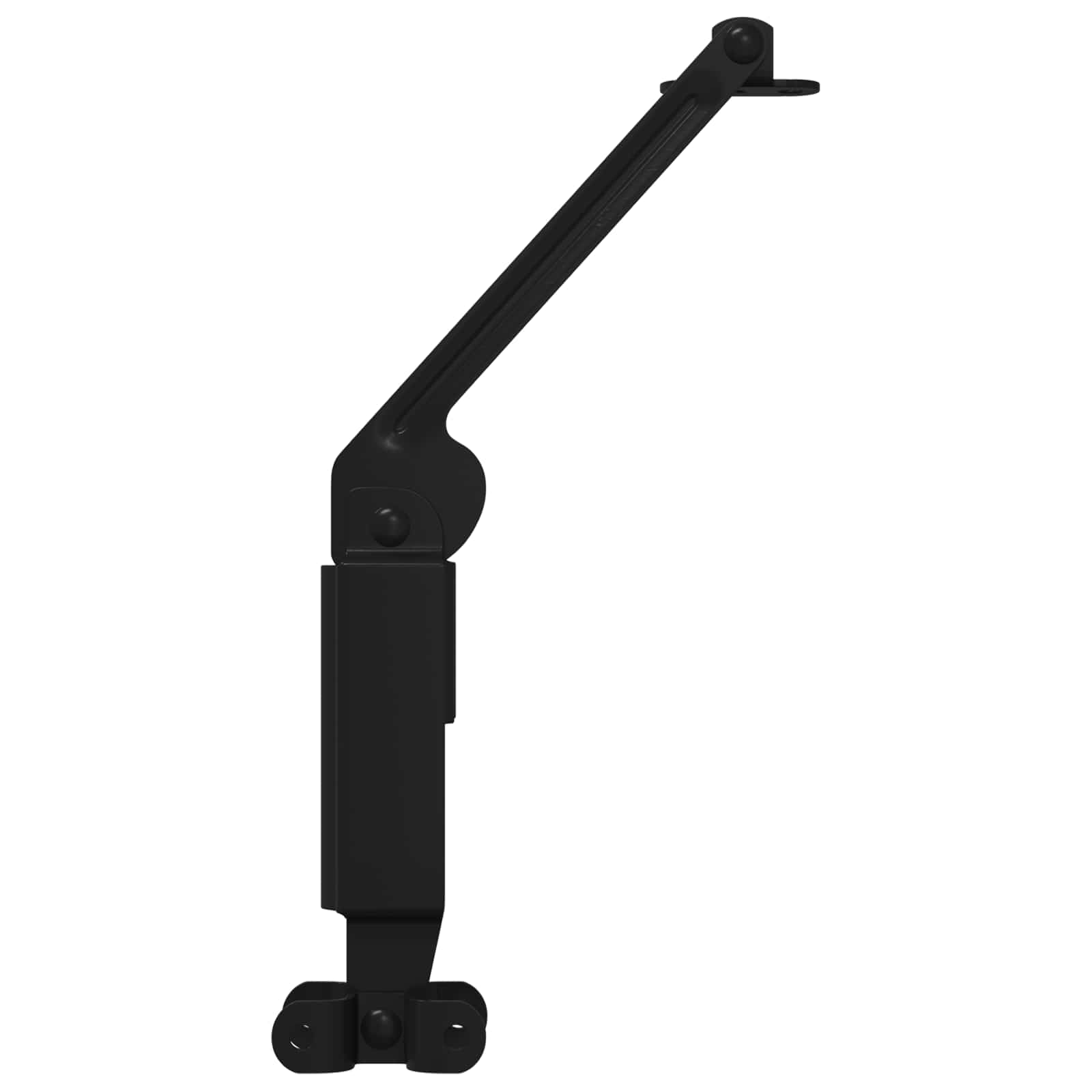 Cerniera a supporto per coperchio 12 pcs Nero 192 x 32 x 50 mm 864841