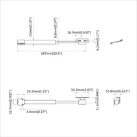 Molla Gas Idraulica 12 pcs Argento 280 x 17 x 16 mm PP e Ferro 864843
