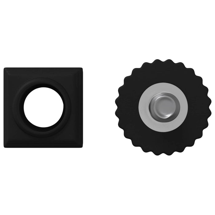 Livellatori per Mobili Regolabile 2 pcs Nero M6 PP 864853