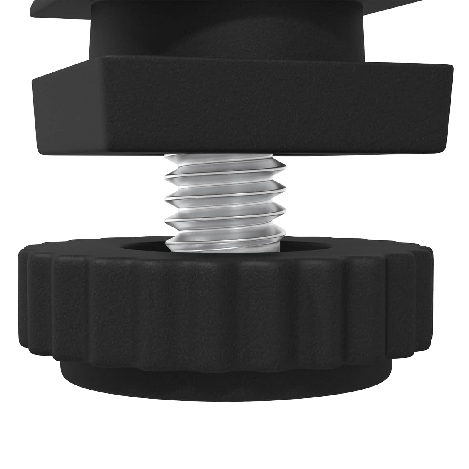 Livellatori per Mobili Regolabile 12 pcs Nero M6 PP 864854