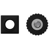 Livellatori per Mobili Regolabile 1895 pcs Nero PP 864855