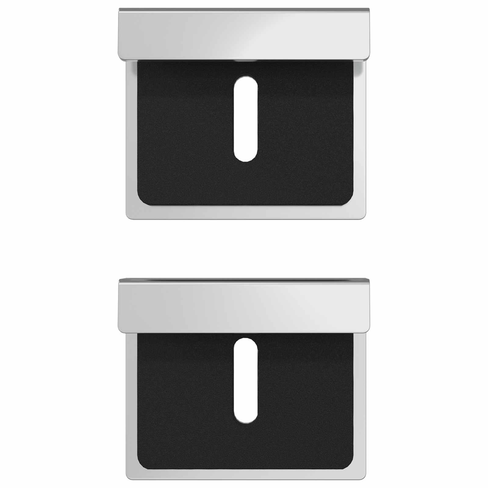Supporto per Specchio 12 pcs Nichel 35 x 30 x 8,3 mm Acciaio 865023
