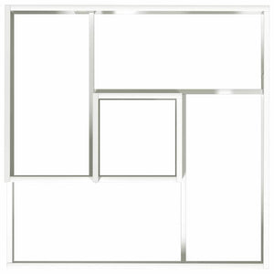 Vaso da Giardino  Bianco 60x60x50 cm in Acciaio 873572