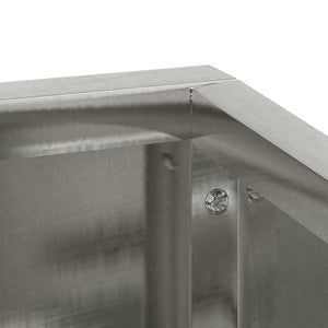 Vaso  80x80x50 cm in Acciaio Inossidabile 873582