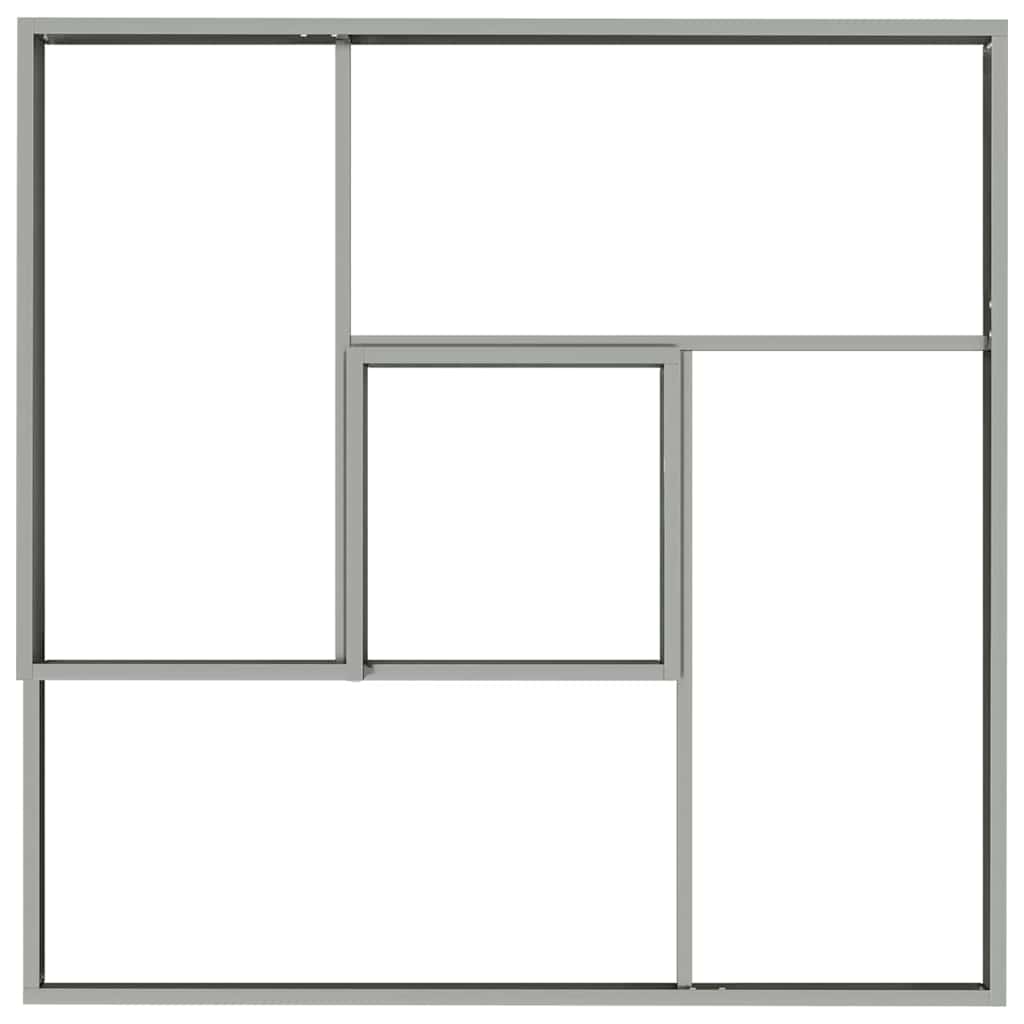 Vaso da giardino Argento 100 x 100 x 50 cm Acciaio zincato 873590