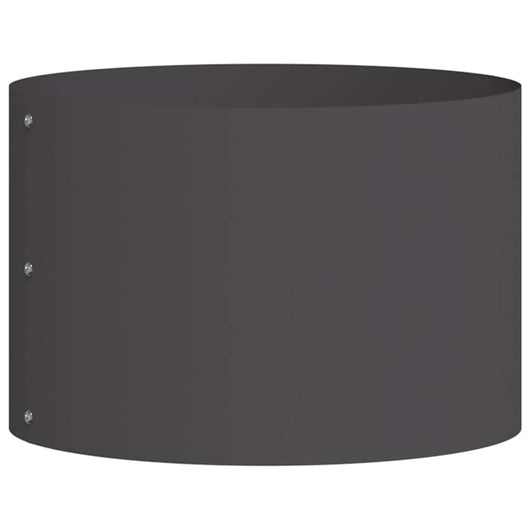 Anello per vaso-Supporto per Vaso Nero 30 x 30 x 20 cm Acciaio laminato a freddo