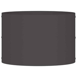Vasi da giardino 5 pcs Nero 30 x 30 x 20 cm Acciaio 873593