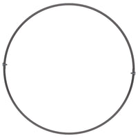 Vasi da giardino 5 pcs Nero 30 x 30 x 20 cm Acciaio 873593