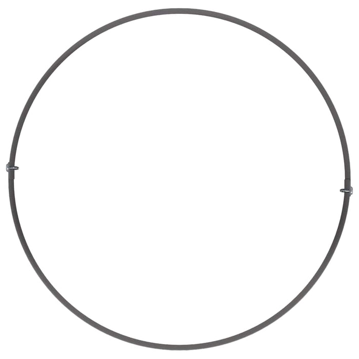 Vasi da giardino 5 pcs Nero 30 x 30 x 20 cm Acciaio 873593