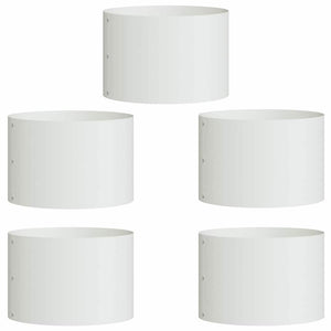 Anello per vaso 5 pz-Set di 5 Supporto per Vaso Bianco 30 x 30 x 20 cm