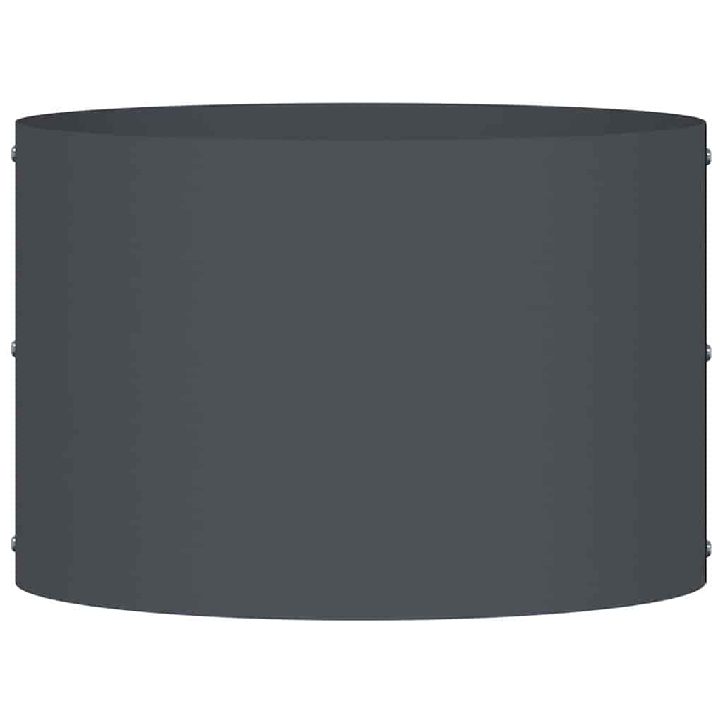 Vaso da giardino-Fioriera da Esterno-Contenitore per Piante Antracite 30 x 30 x 20 cm