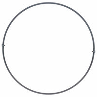 Vaso da giardino Antracite 30 x 30 x 20 cm Acciaio 873596