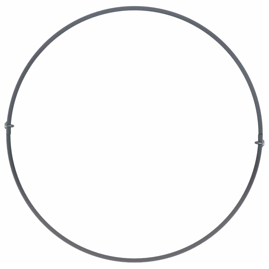 Vasi da giardino 5 pcs Antracite 30 x 30 x 20 cm Acciaio 873597