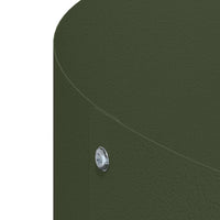 Vaso da giardino Oliver verde 30 x 30 x 20 cm Acciaio 873598