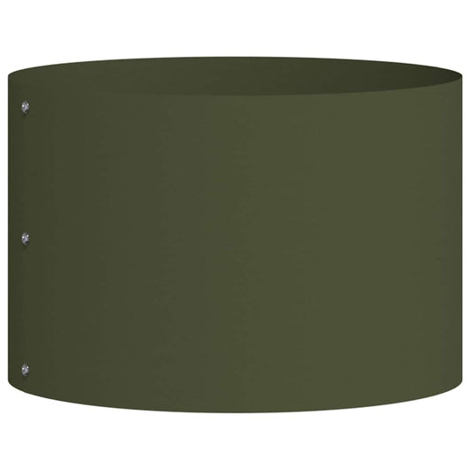 Vaso da giardino Oliver verde 30 x 30 x 20 cm Acciaio 873598
